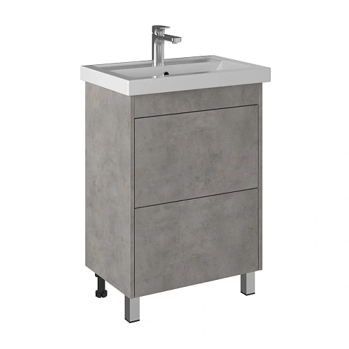 Тумба под раковину BRIZ Риччи т8-60 под раковину Фостер 360 03-08060-06 00 БТН светло - серый Тумба под раковину BRIZ Риччи т8-60 под раковину Фостер 360 03-08060-06 00 БТН светло - серый