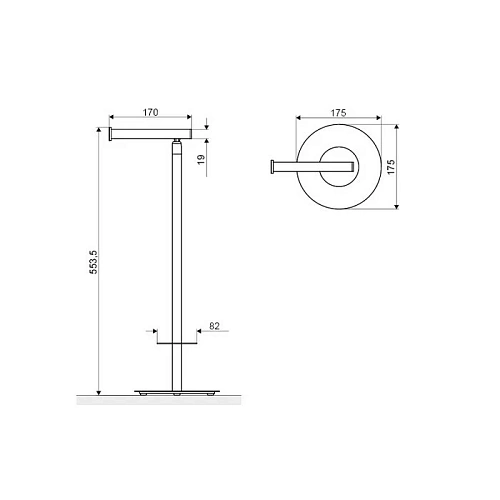 Держатель туалетной бумаги EXCELLENT Kobo хром DOEX.1751CR Держатель туалетной бумаги EXCELLENT Kobo хром DOEX.1751CR