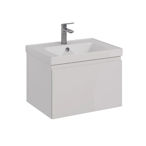 Тумба под раковину Lemark VEON MINI 60 см подвесная, белый LM02VM60T Тумба под раковину Lemark VEON MINI 60 см подвесная, белый LM02VM60T