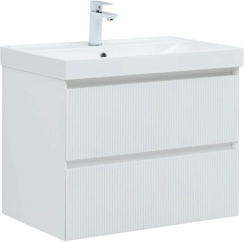 Тумба под раковину Aquanet Альтера 70 белый матовый 00337155 подвесная Тумба под раковину Aquanet Альтера 70 белый матовый 00337155 подвесная