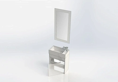 Комплект мебели Aquanet Лидс 50 эвкалипт мистери 00183170 Комплект мебели Aquanet Лидс 50 эвкалипт мистери 00183170