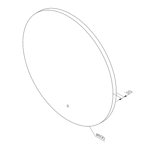 Зеркало AM.PM X-Joy M85MOX40801S с LED-подсветкой, сенсорром, 80 см Зеркало AM.PM X-Joy M85MOX40801S с LED-подсветкой, сенсорром, 80 см
