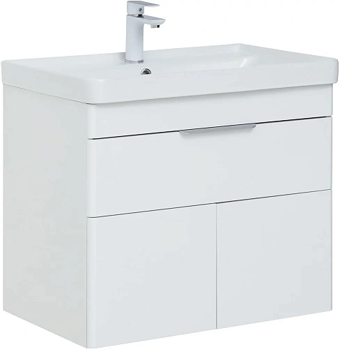 Тумба под раковину Aquanet Ирис new 710 белый глянец (1 ящик, 2 дверцы) 00310149 Тумба под раковину Aquanet Ирис new 710 белый глянец (1 ящик, 2 дверцы) 00310149