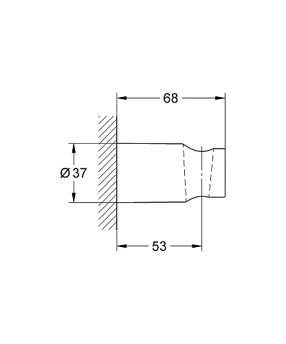 Держатель ручного душа GROHE Vitalio Comfort 100 New без регулировки, блистерная упаковка (26102000) Держатель ручного душа GROHE Vitalio Comfort 100 New без регулировки, блистерная упаковка (26102000)