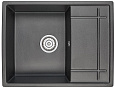 Кухонная мойка Granula 6501, ЧЁРНЫЙ, кварц 650х495 Кухонная мойка Granula 6501, ЧЁРНЫЙ, кварц 650х495