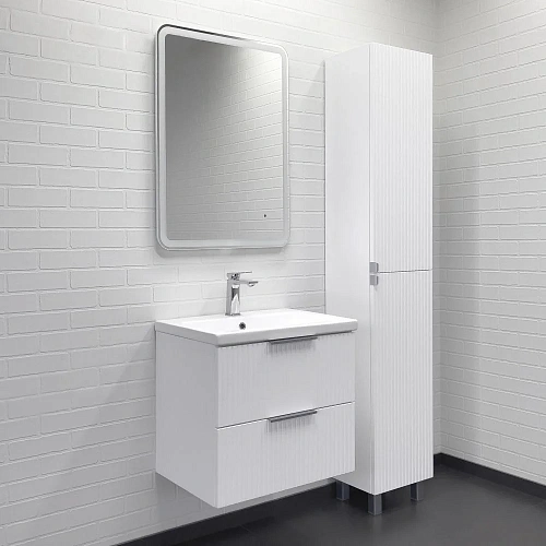 Тумба с раковиной Comforty Лима-60П2 00-00019210 белый матовый раковина Como 60 Тумба с раковиной Comforty Лима-60П2 00-00019210 белый матовый раковина Como 60