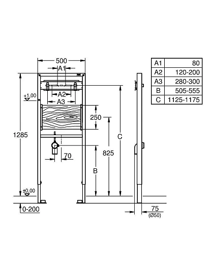 Инсталляция для раковины GROHE Rapid SL (38544000) Инсталляция для раковины GROHE Rapid SL (38544000)