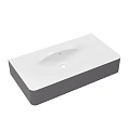 Раковина Vincea Caprise VCB-4CA100MWG Corian, белый матовый/серый матовый Раковина Vincea Caprise VCB-4CA100MWG Corian, белый матовый/серый матовый