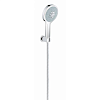 Картинка анонса товара «душевой гарнитур grohe power&amp;soul® cosmopolitan (душевая лейка, держатель, шланг 1500 мм), хром (261 26174000»