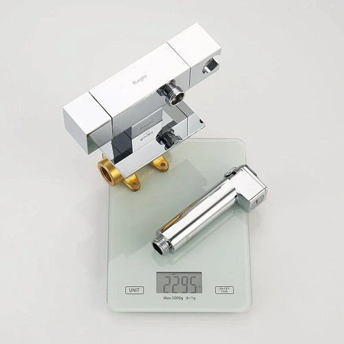 Гигиенический душ Raglo R24.56 встраиваемый с термостатом, хром Гигиенический душ Raglo R24.56 встраиваемый с термостатом, хром