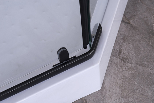 Душевой уголок Niagara Nova NG-6834-08 BLACK (100x100x195) трапеция, дверь распашная, 68340811BLACK Душевой уголок Niagara Nova NG-6834-08 BLACK (100x100x195) трапеция, дверь распашная, 68340811BLACK