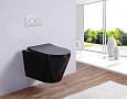 Унитаз подвесной Esbano CLAVEL (ESUPCLAVB) Black 480x360x355 с крышкой микролифт Унитаз подвесной Esbano CLAVEL (ESUPCLAVB) Black 480x360x355 с крышкой микролифт