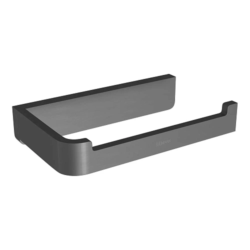 Держатель туалетной бумаги Lemark SMOOTH LINE открытый, графит 9726009 Держатель туалетной бумаги Lemark SMOOTH LINE открытый, графит 9726009