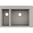 Кухонная мойка Hansgrohe S51 S510-F635 180/450 43315380, cерый бетон встраиваемая Кухонная мойка Hansgrohe S51 S510-F635 180/450 43315380, cерый бетон встраиваемая