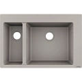 Кухонная мойка Hansgrohe S51 S510-F635 180/450 43315380, cерый бетон встраиваемая Кухонная мойка Hansgrohe S51 S510-F635 180/450 43315380, cерый бетон встраиваемая