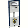 Детальная картинка товара «инсталляция для унитаза geberit duofix 458.128.21.1 delta (клавиша delta 51, хром глянцевый)»