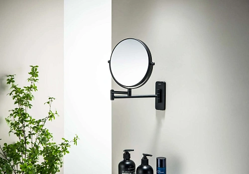 Зеркало косметическое Aquatek AQ4911MB черный матовый Зеркало косметическое Aquatek AQ4911MB черный матовый