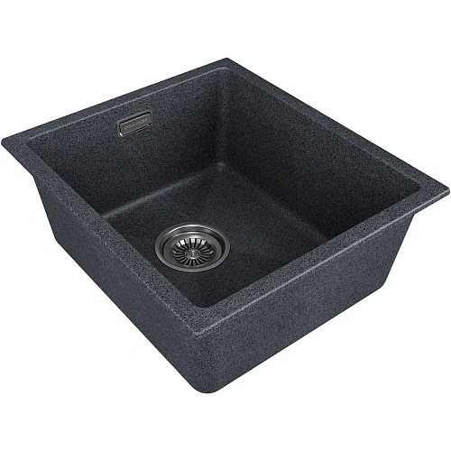 Кухонная мойка Paulmark LUMI 41UNI LU41-DG, графит, 410х460 Кухонная мойка Paulmark LUMI 41UNI LU41-DG, графит, 410х460