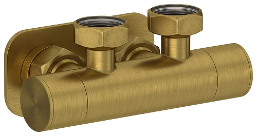 Вентиль Сунержа угловой скрытый-скрытый EU50 051-1418-3434 Состаренная латунь Вентиль Сунержа угловой скрытый-скрытый EU50 051-1418-3434 Состаренная латунь