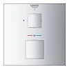 Смеситель для душа GROHE Grohtherm Cube, хром (24153000) внешняя часть термостата Смеситель для душа GROHE Grohtherm Cube, хром (24153000) внешняя часть термостата