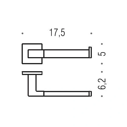 Держатель туалетной бумаги Colombo Basic Q B3708D.CR 17.5см, хром Держатель туалетной бумаги Colombo Basic Q B3708D.CR 17.5см, хром