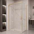 Душевой уголок Vincea Stella VSR-1ST9011CLG 1100x900 брашированное золото, стекло прозрачное Душевой уголок Vincea Stella VSR-1ST9011CLG 1100x900 брашированное золото, стекло прозрачное