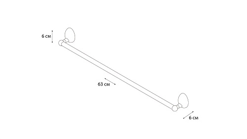 Полотенцедержатель Grampus Briz GR-3001 Полотенцедержатель Grampus Briz GR-3001