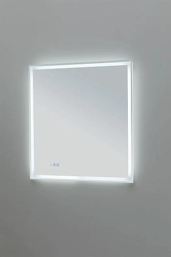 Зеркало Aquanet Оптима 70 белый матовый 00288964 Зеркало Aquanet Оптима 70 белый матовый 00288964