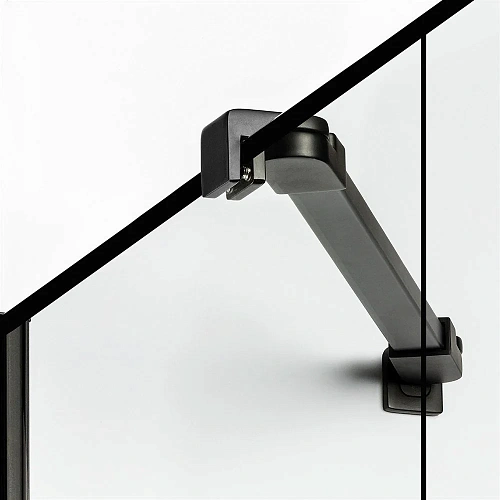 Душевая дверь NEW TRENDY NEW RENOMA BLACK R 110x195 D-0371A (черный) Душевая дверь NEW TRENDY NEW RENOMA BLACK R 110x195 D-0371A (черный)