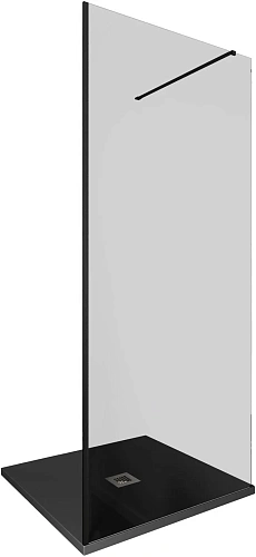 Душевая перегородка Allen Brau Infinity 1 90 3.21010.BBA.T черный брашированный Душевая перегородка Allen Brau Infinity 1 90 3.21010.BBA.T черный брашированный