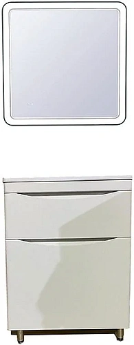 Тумба под раковину Style Line Бергамо мини 70 люкс PLUS белый СС-00002310 Тумба под раковину Style Line Бергамо мини 70 люкс PLUS белый СС-00002310