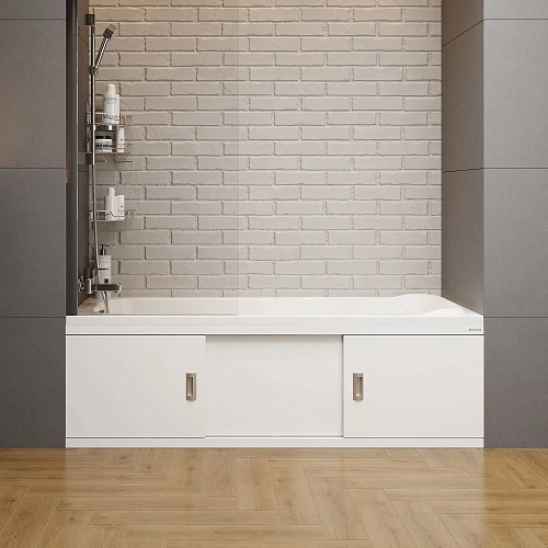 Экран для ванны фронтальный Onika Монако-Эконом 160 см 516007 белый Экран для ванны фронтальный Onika Монако-Эконом 160 см 516007 белый