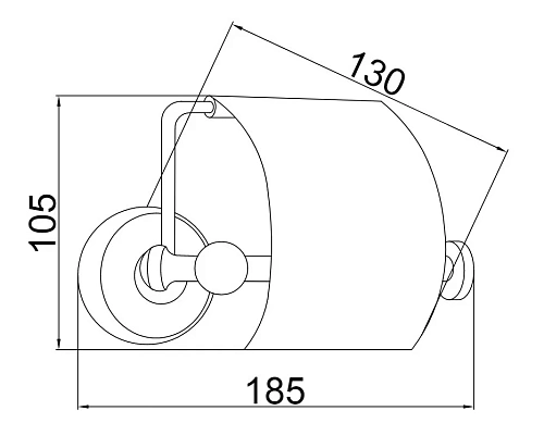 Держатель туалетной бумаги Boheme Provanse 10801 Держатель туалетной бумаги Boheme Provanse 10801