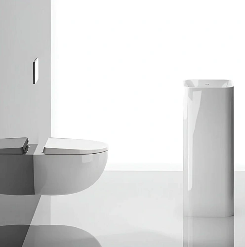 Унитаз подвесной Kludi RESA D 24WCSET43 керамический с сиденьем Унитаз подвесной Kludi RESA D 24WCSET43 керамический с сиденьем