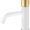 Смеситель для раковины Boheme STICK WHITE TOUCH GOLD 121-WG.2 Смеситель для раковины Boheme STICK WHITE TOUCH GOLD 121-WG.2