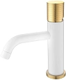 Смеситель для раковины Boheme STICK WHITE TOUCH GOLD 121-WG.2 Смеситель для раковины Boheme STICK WHITE TOUCH GOLD 121-WG.2