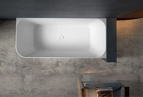 Акриловая ванна ABBER AB9331-1.6 R 160x75 правосторонняя, белая Акриловая ванна ABBER AB9331-1.6 R 160x75 правосторонняя, белая