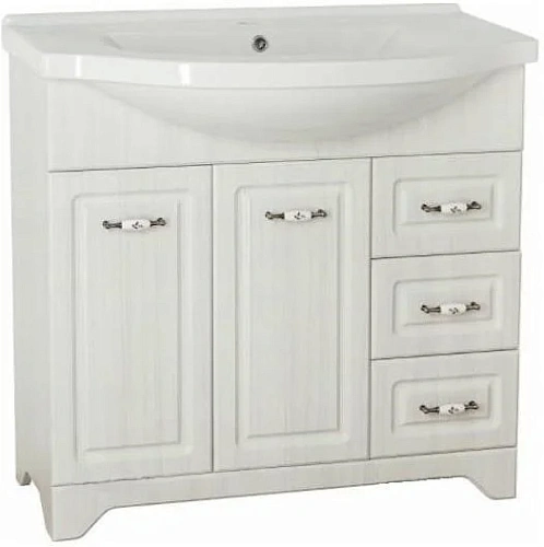 Тумба под раковину Style Line Олеандр-2 90 (3 ящ.) ЛС-00000485 Тумба под раковину Style Line Олеандр-2 90 (3 ящ.) ЛС-00000485