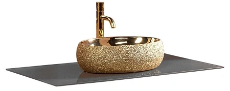 Столешница Armadi Art 853-080-D стекло 80см прямая DELMAR Столешница Armadi Art 853-080-D стекло 80см прямая DELMAR