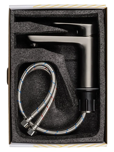 Смеситель для раковины Wonzon & Woghand темный графит (WW-A40732-BGG) Смеситель для раковины Wonzon & Woghand темный графит (WW-A40732-BGG)