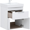 Тумба под раковину Aquanet Ирис new 50 белый глянец (1 ящик, 2 дверцы) 00310147 Тумба под раковину Aquanet Ирис new 50 белый глянец (1 ящик, 2 дверцы) 00310147