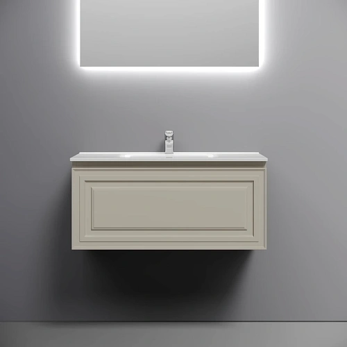 Тумба под раковину Sancos Very VR90CE 890х445х406 Beige Soft, подвесная Тумба под раковину Sancos Very VR90CE 890х445х406 Beige Soft, подвесная