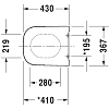 Крышка-сиденье Duravit Happy D.2 0064590000 Крышка-сиденье Duravit Happy D.2 0064590000