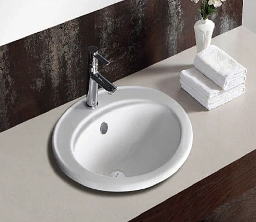 Раковина CeramaLux 9413 врезная, белый Раковина CeramaLux 9413 врезная, белый