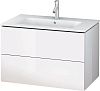 Картинка анонса товара «тумба под раковину duravit happy d.2 lc624102222 подвесная 82 см белая»