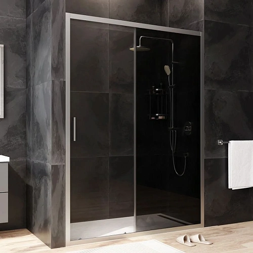 Душевая дверь AM.PM Gem W90G-140-1-195MG 140х195, стекло тонированное, профиль хром матовый Душевая дверь AM.PM Gem W90G-140-1-195MG 140х195, стекло тонированное, профиль хром матовый