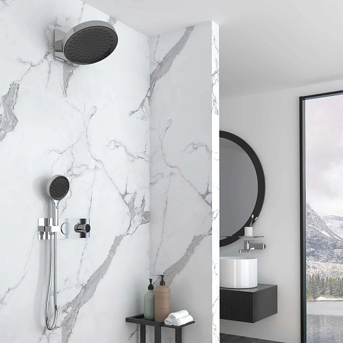 Душевая система Vincea VSFW-422TI3CH встраиваемый, термостатический, двухрежимный, хром Душевая система Vincea VSFW-422TI3CH встраиваемый, термостатический, двухрежимный, хром