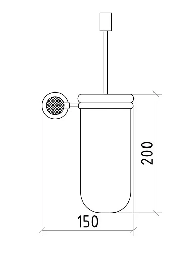 Ершик для унитаза Boheme Royal Cristal 10933-CR-B Ершик для унитаза Boheme Royal Cristal 10933-CR-B