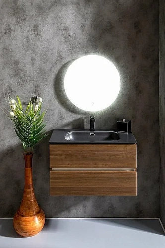 Тумба под раковину Armadi Art VALLESSI 80 Дуб темный матовый фактурный 837-080-D Тумба под раковину Armadi Art VALLESSI 80 Дуб темный матовый фактурный 837-080-D