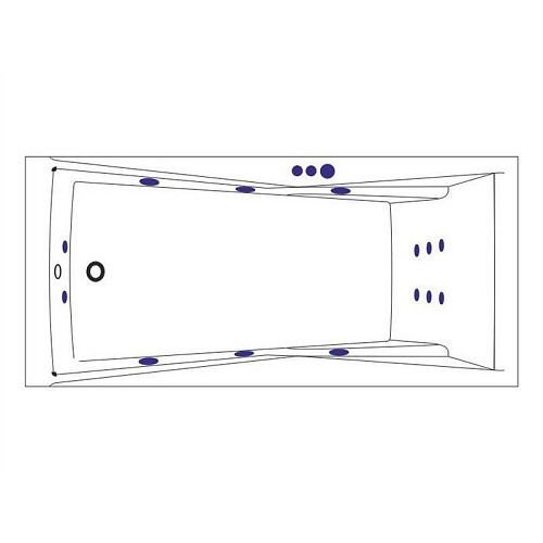 Акриловая ванна EXCELLENT Palace 170x75 SMART золото WAEX.PAL17.SMART.GL Акриловая ванна EXCELLENT Palace 170x75 SMART золото WAEX.PAL17.SMART.GL